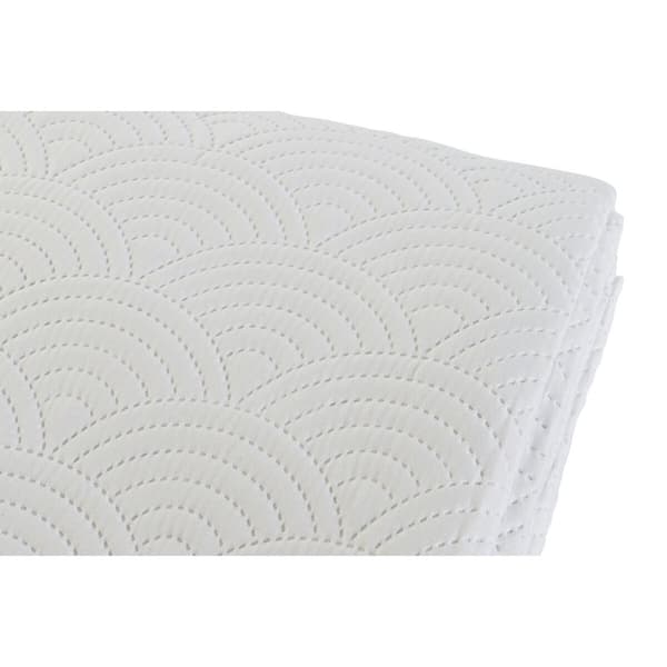 Sängöverdrag DKD Home Decor Vit Säng 90 Säng 150 180 x 260 x 1 cm