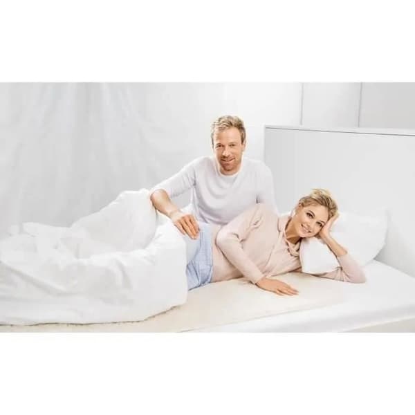 UB 56 - XXL madrassvärmare för dubbelsäng 150x160 i mjuk fleece - 2 x 4 temperaturnivåer med automatisk avstängning