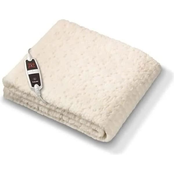 UB 56 - XXL madrassvärmare för dubbelsäng 150x160 i mjuk fleece - 2 x 4 temperaturnivåer med automatisk avstängning