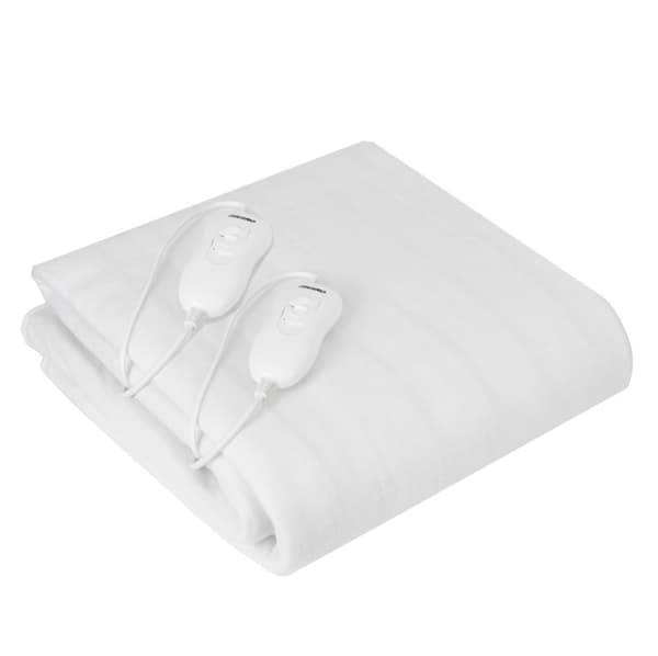 Mesko MS 7420 elektrisk tæppe Elektrisk sengevarmer 2x 60 W Hvid, Polyester