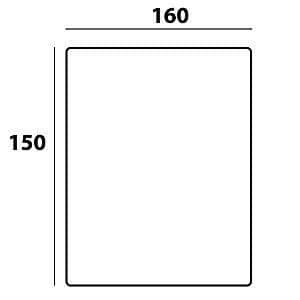Elektrisk sängvärmare 150x160cm 8 timer temperatur Tvättbar 120W Camry CR7417 Grå