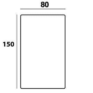Elektrisk Sängvärmare 150x80cm 8 Timer Temperatur Tvättbar 60W 60W Camry CR 7423 Crema 32502