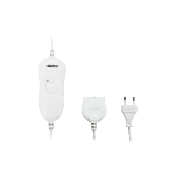 Elektrisk sängvärmare 150x160cm 8 temperatur timer Tvättbar 120W Mesko MS 7420 Blanco 32588