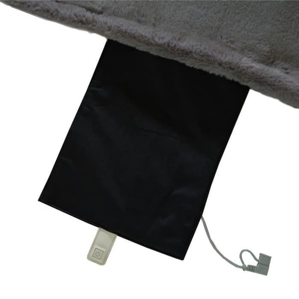 Glovii GB2G USB-uppvärmd filt - Grå - Blandad - 140x80cm - 9W - Kolfiber