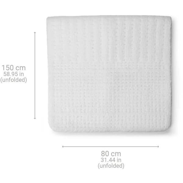 Extra mjuk uppvärmd bäddmadrass i fleece - MEDISANA - HU 672 - Sängvärmare - 4 inställningar - 3 timers - Tvättbar