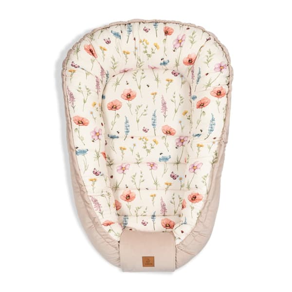 Bambuinen vauvakotelo - Niitty, beige
