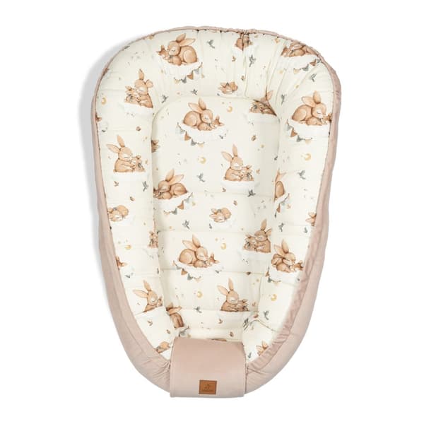 Bambu Baby Cocoon - Kaniner beige