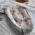 Miniatyrbild 5 av 7: Cotton Baby Cocoon - Kaniner, grå