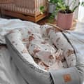 Miniatyrbild 2 av 7: Cotton Baby Cocoon - Kaniner, grå