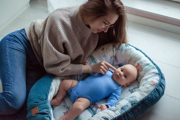 Cotton Baby Cocoon - Småbarn, grön