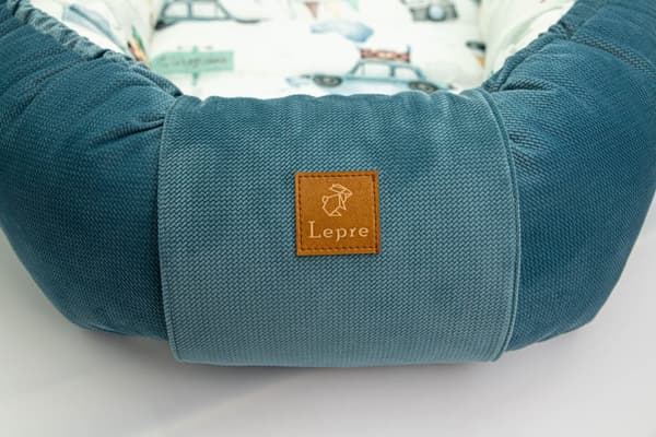 Bambu Baby Cocoon - Nallebjörnar med ballonger, grå