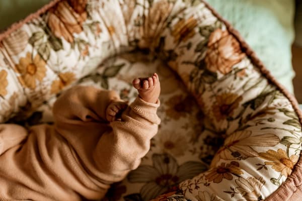 Bambus Baby Cocoon - Forest Paradise, grå