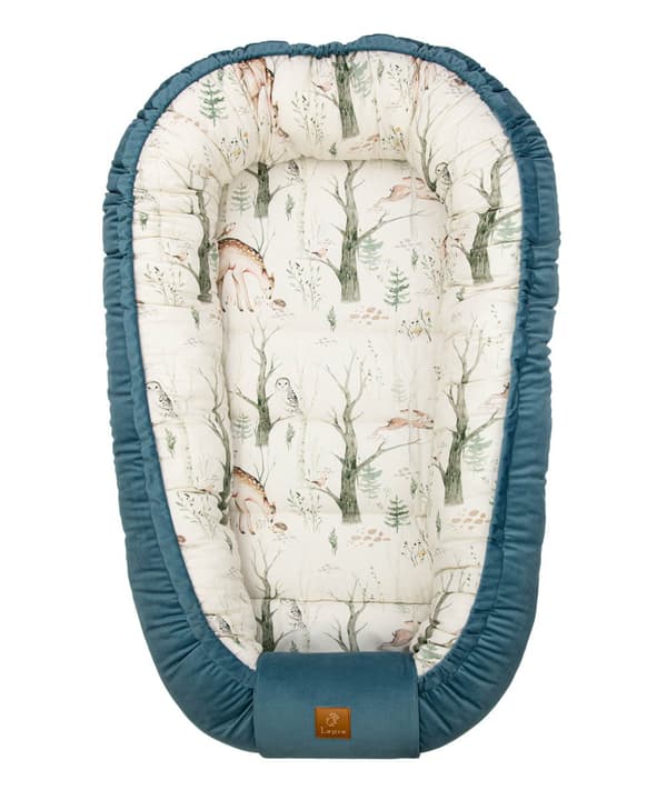 Bambu Baby Cocoon - Forest Paradise, grön