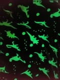 Miniatyrbild 7 av 7: Filt Lysande i Mörkret 150x200 Vit Dinosaurier Fluorescerande
