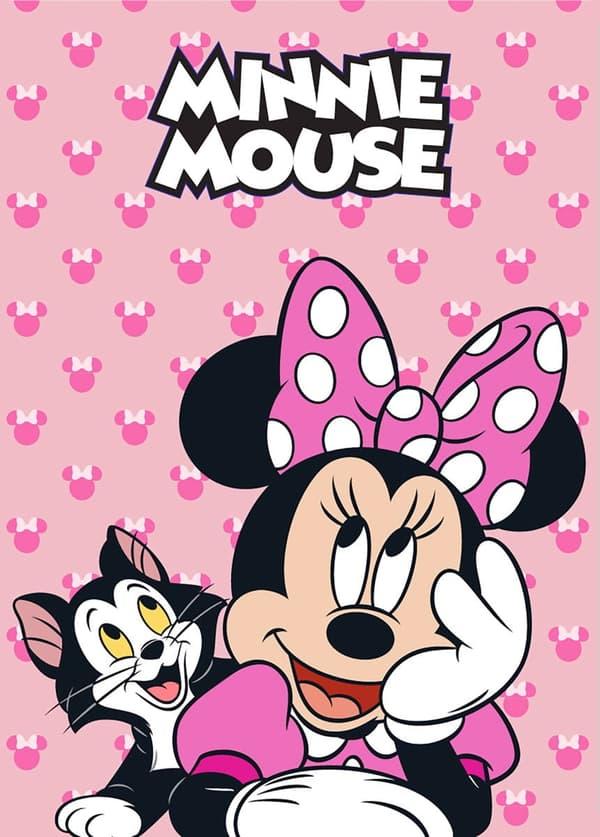 Fleece tæppe 100x140 Minnie Mouse