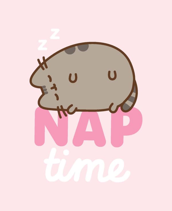 Fleecefilt 130x160 Pusheen Kitty Rosa