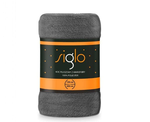 Siglo Filt 220x200 Askgrå mjuk fluffig