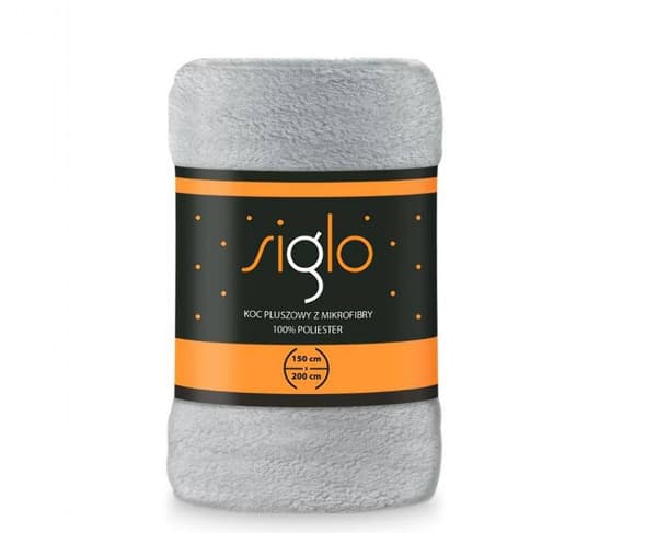Siglo Filt 220x200 Silvergrå Mjuk Fluffig