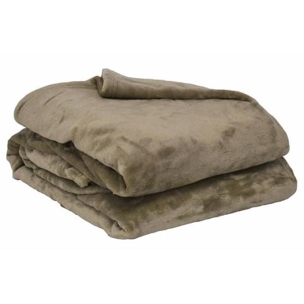 Rutig mikroflanell 130x170 cm taupe