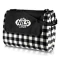 Miniatyrbild 6 av 6: NILS CAMP picknickfilt NC2310 svart och vit 300 x 200 cm