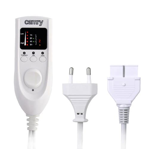 Camry CR 7422 elektrisk filt 85 W Vit polyester, syntetisk ull