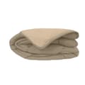 Miniatyrbillede 5 af 6: CALGARY Varm Mikrofiber Dynebetræk 400g/m² Taupe & Hør 220x240cm