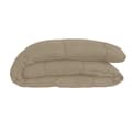 Miniatyrbillede 6 af 6: CALGARY Varm Mikrofiber Dynebetræk 400g/m² Taupe & Hør 220x240cm