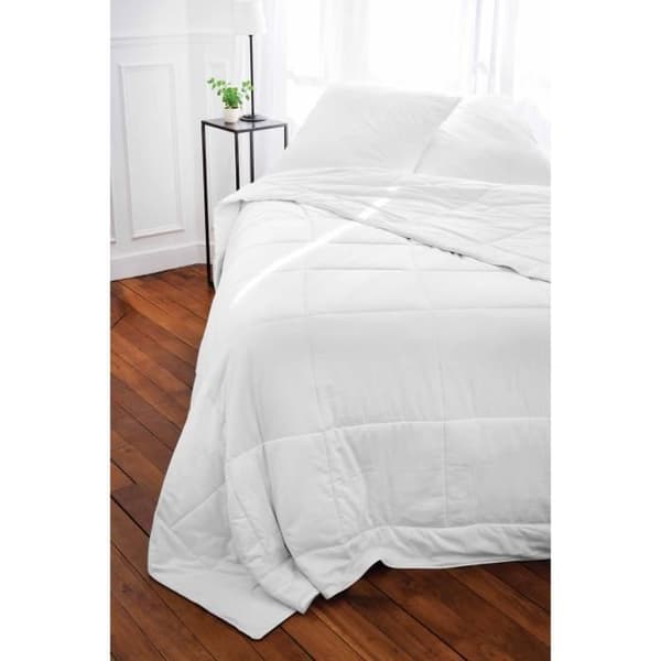 TOISON D'OR - Silkydor-peitto (280g/m²) - 240x260cm - Keskilämpöinen - Puuvillaa ja mulperipuun silkkiä - 2 hengelle - Valkoinen