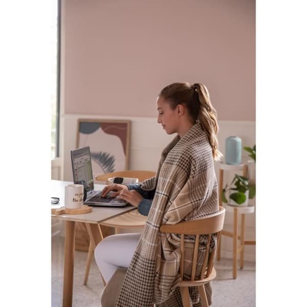 Värmefilt - Imetec - Värmefilt 180x140 cm - 6 temperaturer - Adapto Anti-Overheating Technology - Tvättbar