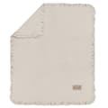 Miniatyrbillede 1 af 2: Beige muslin-tæppe med flæser, Albero Mio