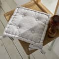 Miniatyrbillede 1 af 5: Quiltet sæde - TODAY - CHARME - Constance-tryk - 40 x 40 cm