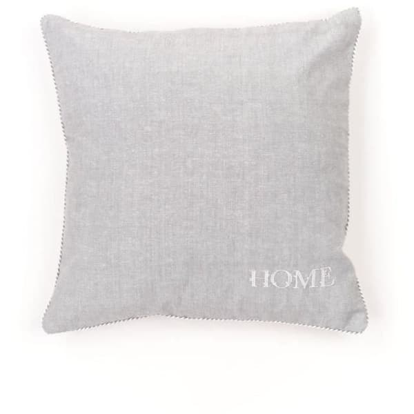 Pude - TODAY - CHARME - Chambray x Petite broderie Capucine - 40 x 40 cm