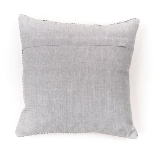Pude - TODAY - CHARME - Chambray x Petite broderie Capucine - 40 x 40 cm