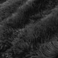 Miniatyrbild 7 av 8: FILT 220x240 SVART DUBBELSIDIGT SHAGGY