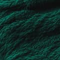 Miniatyrbillede 4 af 8: TÆPPE/SENGETÆPPE 220x240 FLASKEGRØN DOBBELTSIDIGT SHAGGY