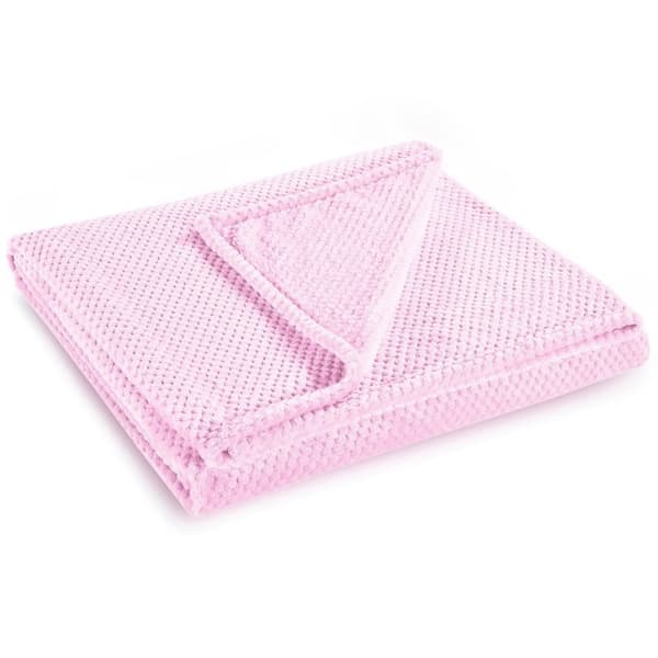 Filt Henry 220x240 puderrosa dubbelsidig