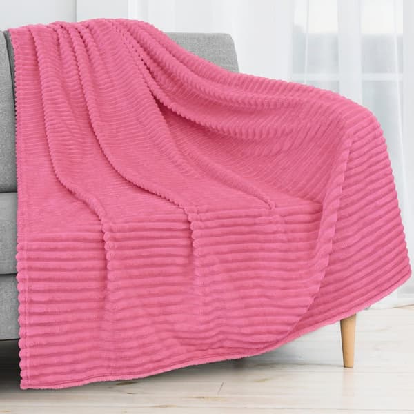 Polar-peitto WAVE 170x210 puuteripinkki