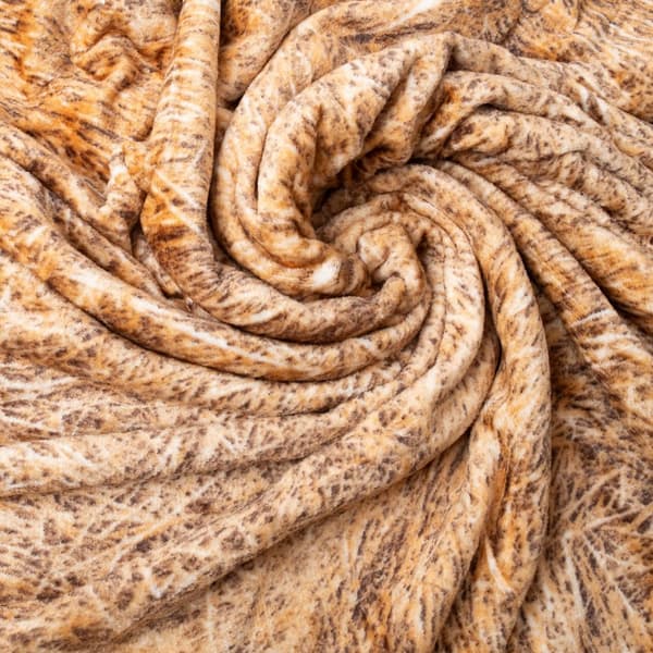 Fleece tæppe 220x240 strå