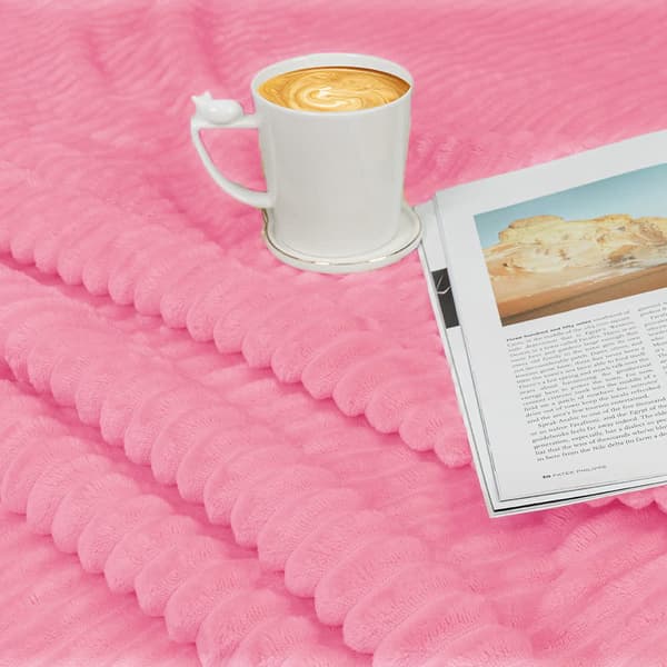 Polar-peitto WAVE 220x240 puuteripinkki