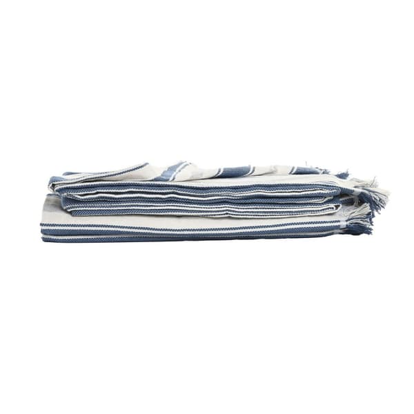 Colchas Home ESPRIT Blå Grå