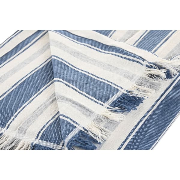 Colchas Home ESPRIT Blå Grå