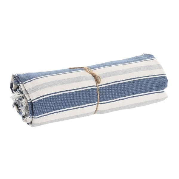 Colchas Home ESPRIT Blå Grå