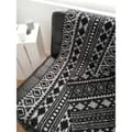 Miniatyrbillede 2 af 2: Colchas Hosteline SAFARI Sort 130 x 170 cm