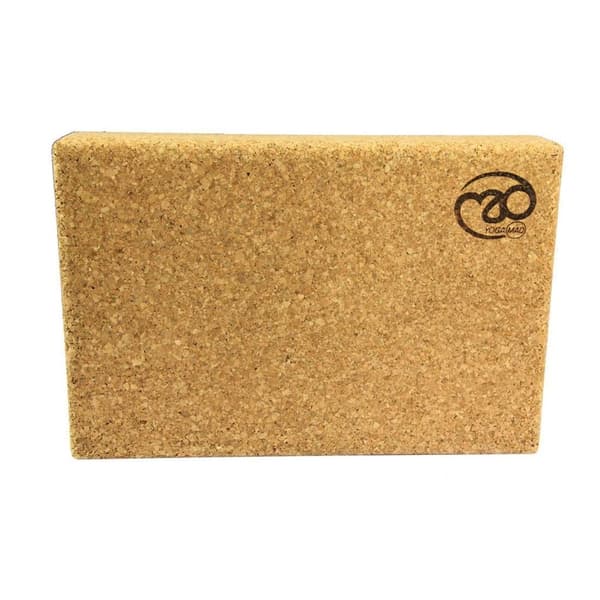 Yoga-Mad Kork Yoga Block Natural One Size