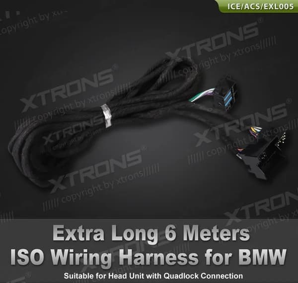 ISO-ledningsbundt, Ekstra Lang 6 Meter, Quadlock Forbindelse