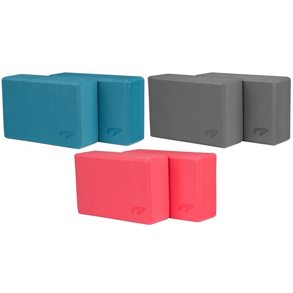 Yoga Block Set 2 kpl - Vaahto - Vaaleanpunainen