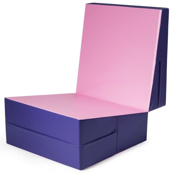 Gymnastik Rampe måtte, 59x30x14 tommer, Lyserød
