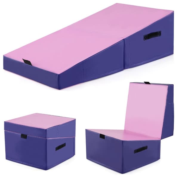 Gymnastik Tumbling Mat, 122x61x35 cm, Pink