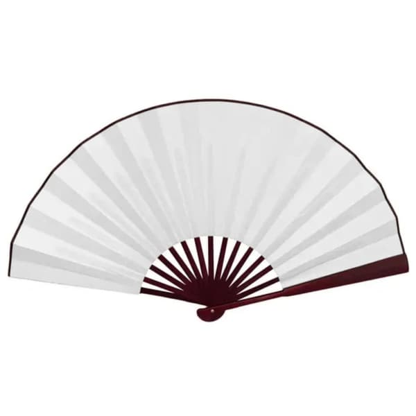 Vifte - Ensfarvet - Ekstra stor 33 cm - Flere farvevalg