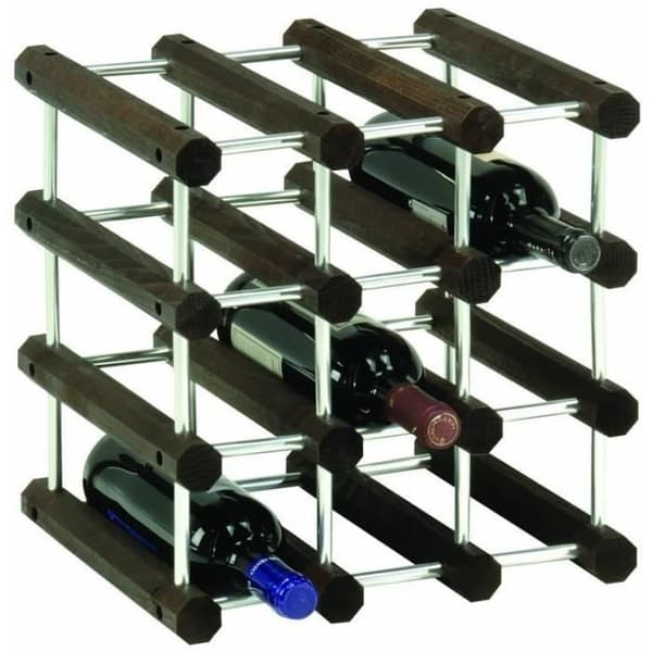 Foppapedretti Flaskställ Il Cantiniere Alluminio/Wengè - 9900415615